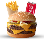 King Size 1/2 Pounder Meal 