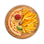 Kid's Half Pizza Supper (1) 