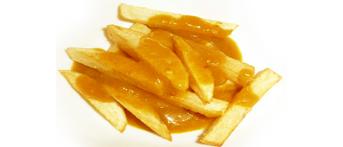 Chips & Curry Sauce  Large 
