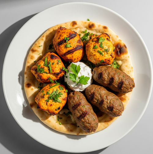 Chicken & Kofte Kebab 