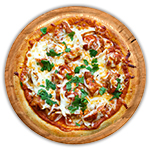 Turkish Style Chicken Pizza 