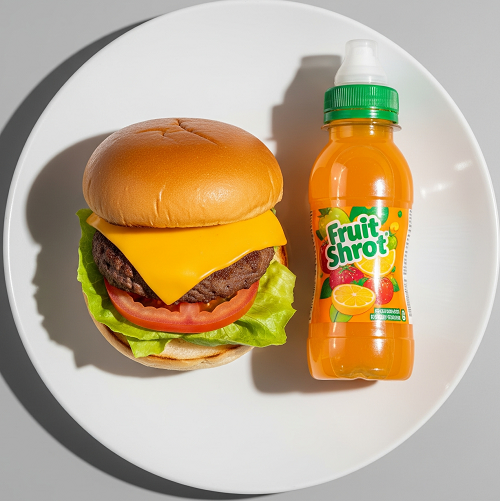 Kids Cheese In Burger Supper (1) 